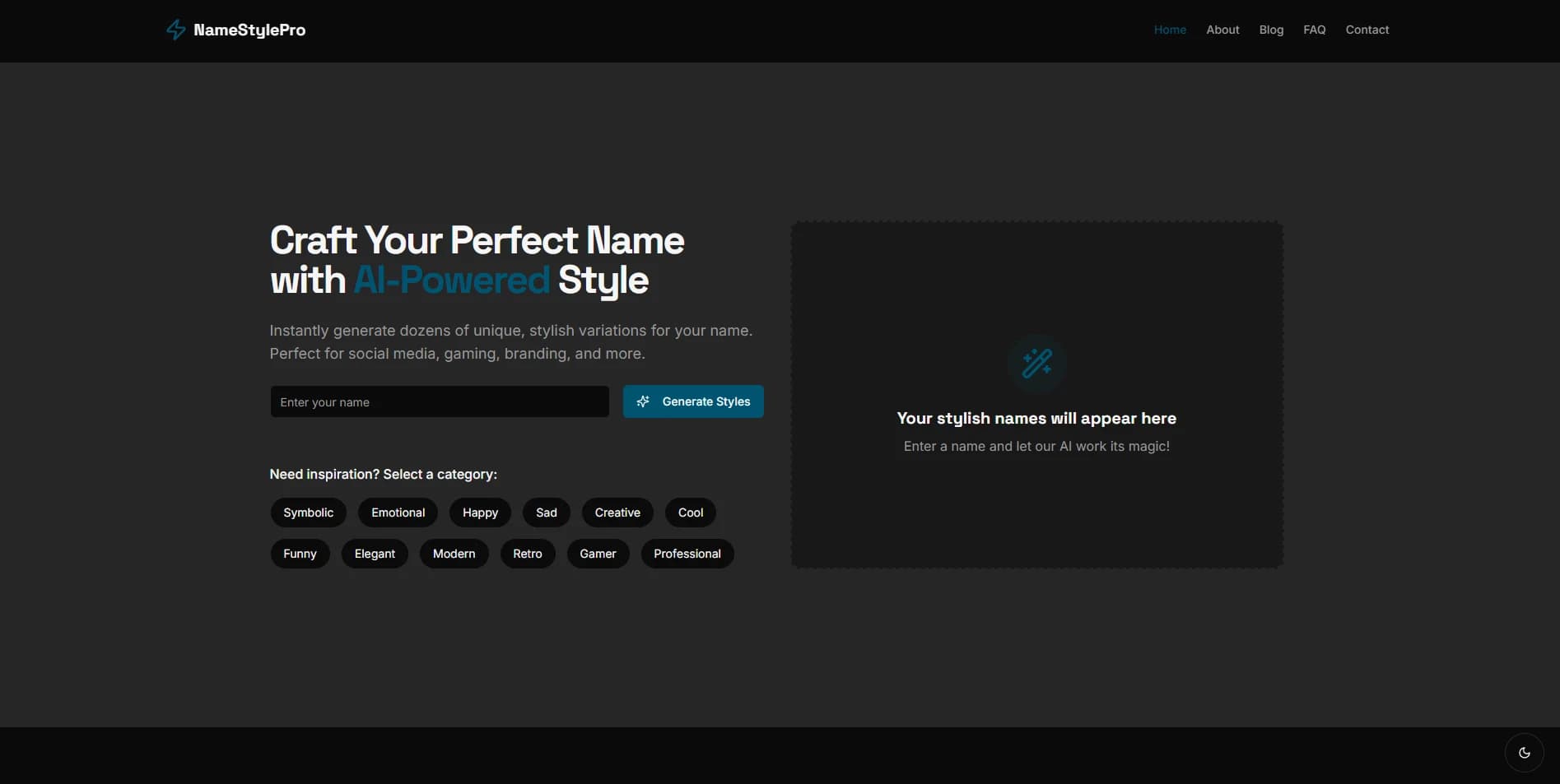 NameStyle Pro